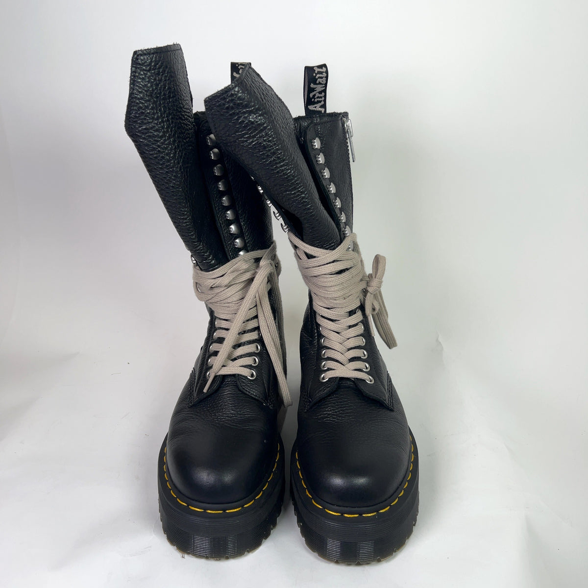 Rick Owens x Dr Martens 1918 Leather Platform Boots