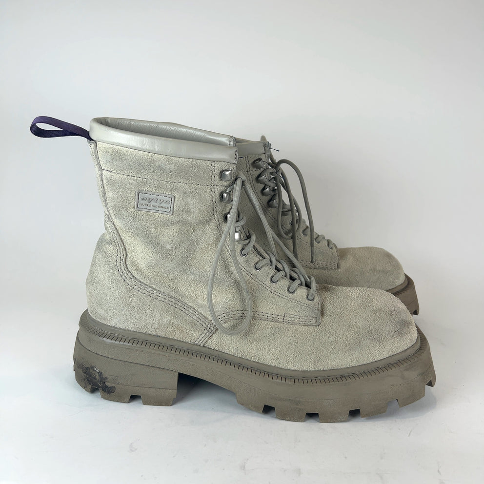 Eytys Suede Combat Platform Boots