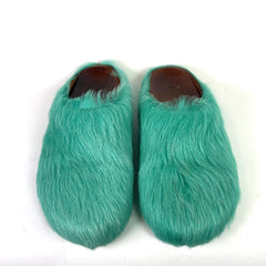 Marni Iris Blue Fussbet Sabot Mules