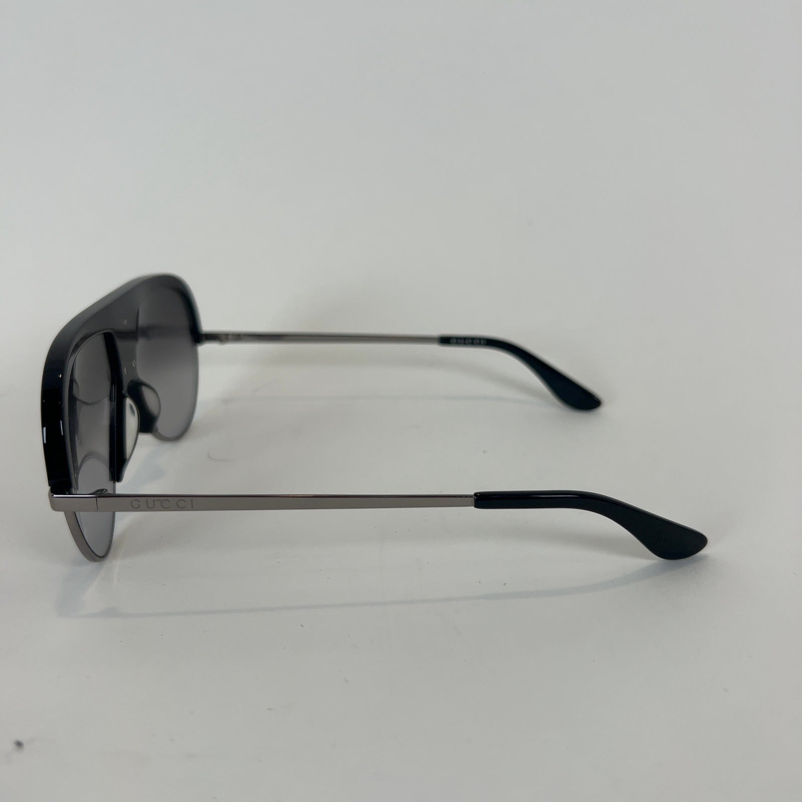 Gucci Gold 'GG' Stone Aviator Sunglasses