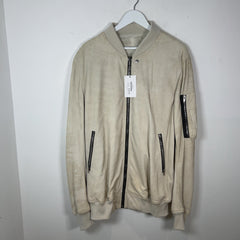 Rick Owens SS25 Hollywood Blistered Lambskin Leather Jacket