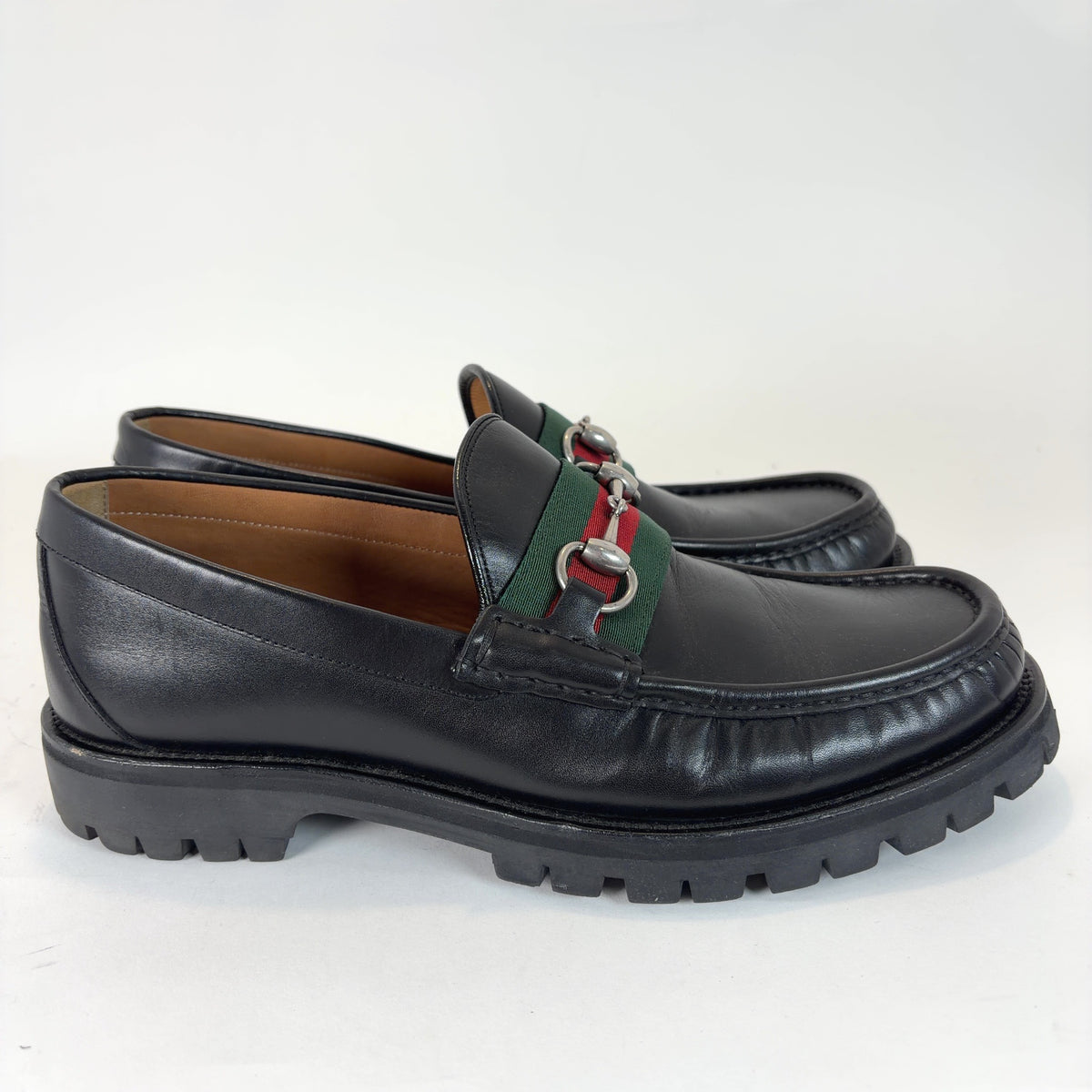 Gucci Lug Horsebit Loafer