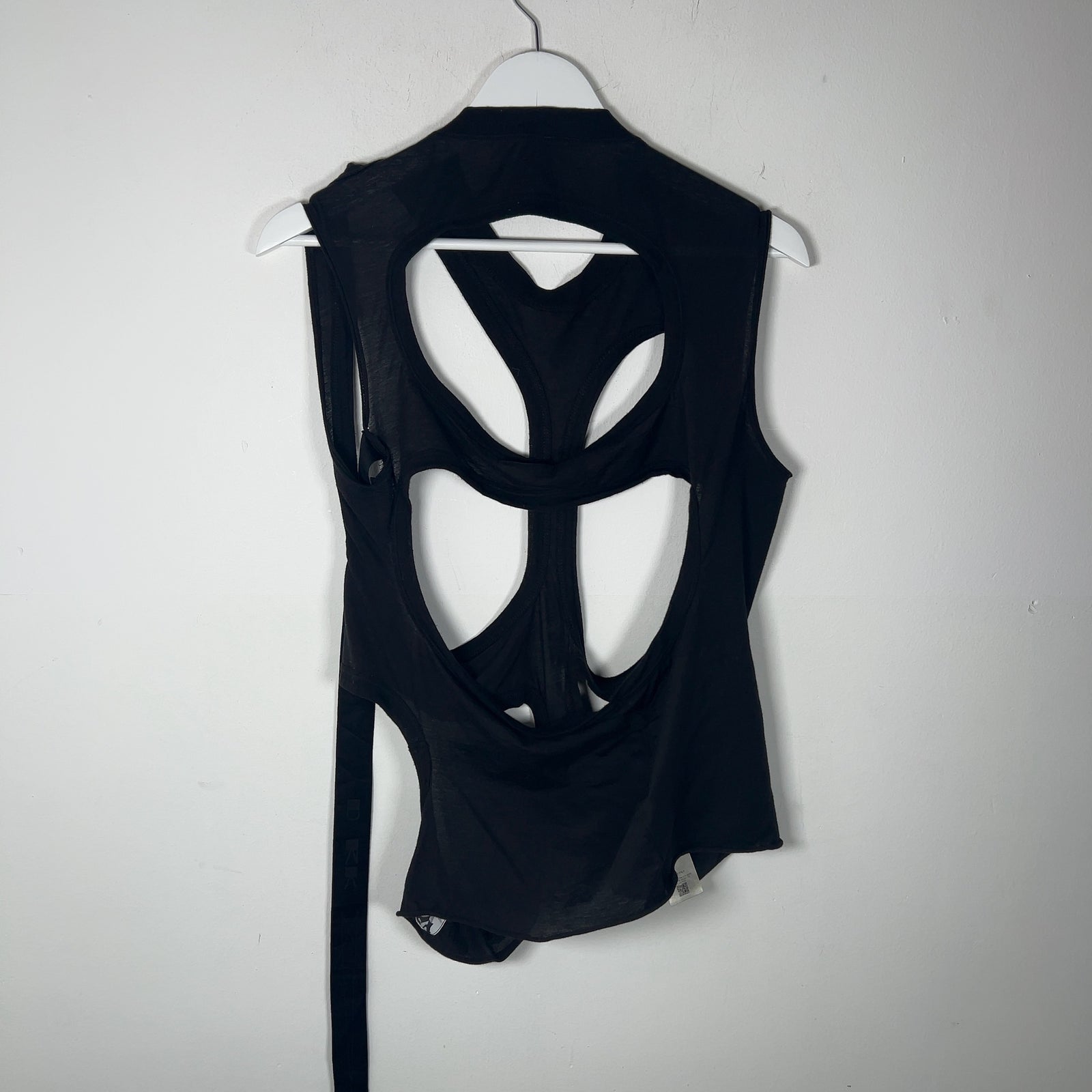 Rick Owens DRKSHDW SS18 'Membrane' Distressed Tank Top