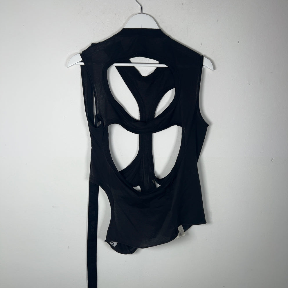 Rick Owens DRKSHDW SS18 'Membrane' Distressed Tank Top