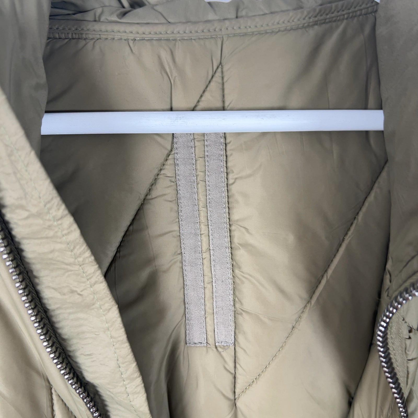 Rick Owens DRKSHDW Padded Gimp Full Zip Nylon Puffer Jacket