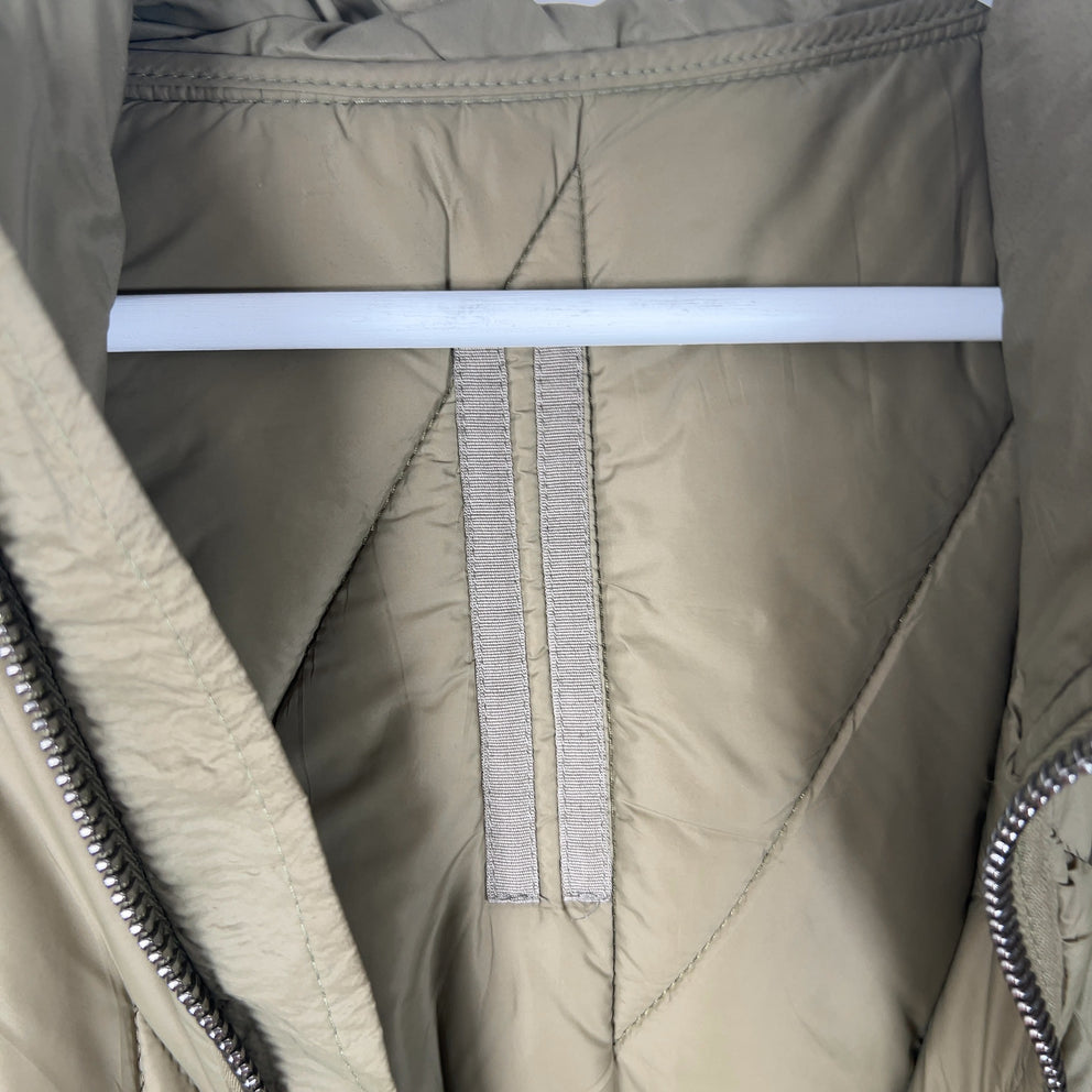 Rick Owens DRKSHDW Padded Gimp Full Zip Nylon Puffer Jacket