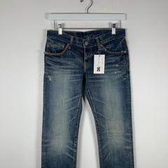 Hysteric Glamour Kinky Studded Light Wash Jeans