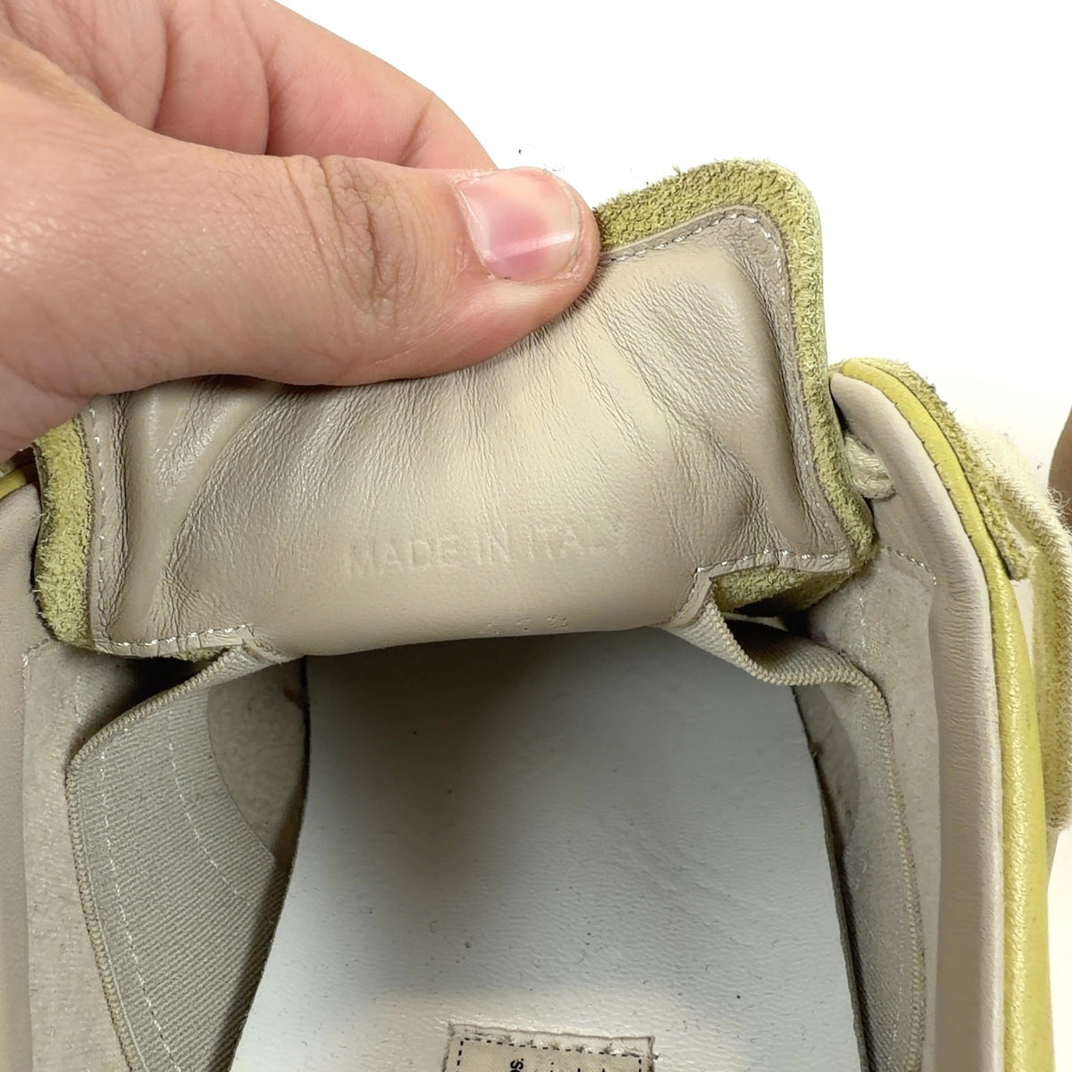 Maison Margiela Yellow GATS Lowtop Sneakers
