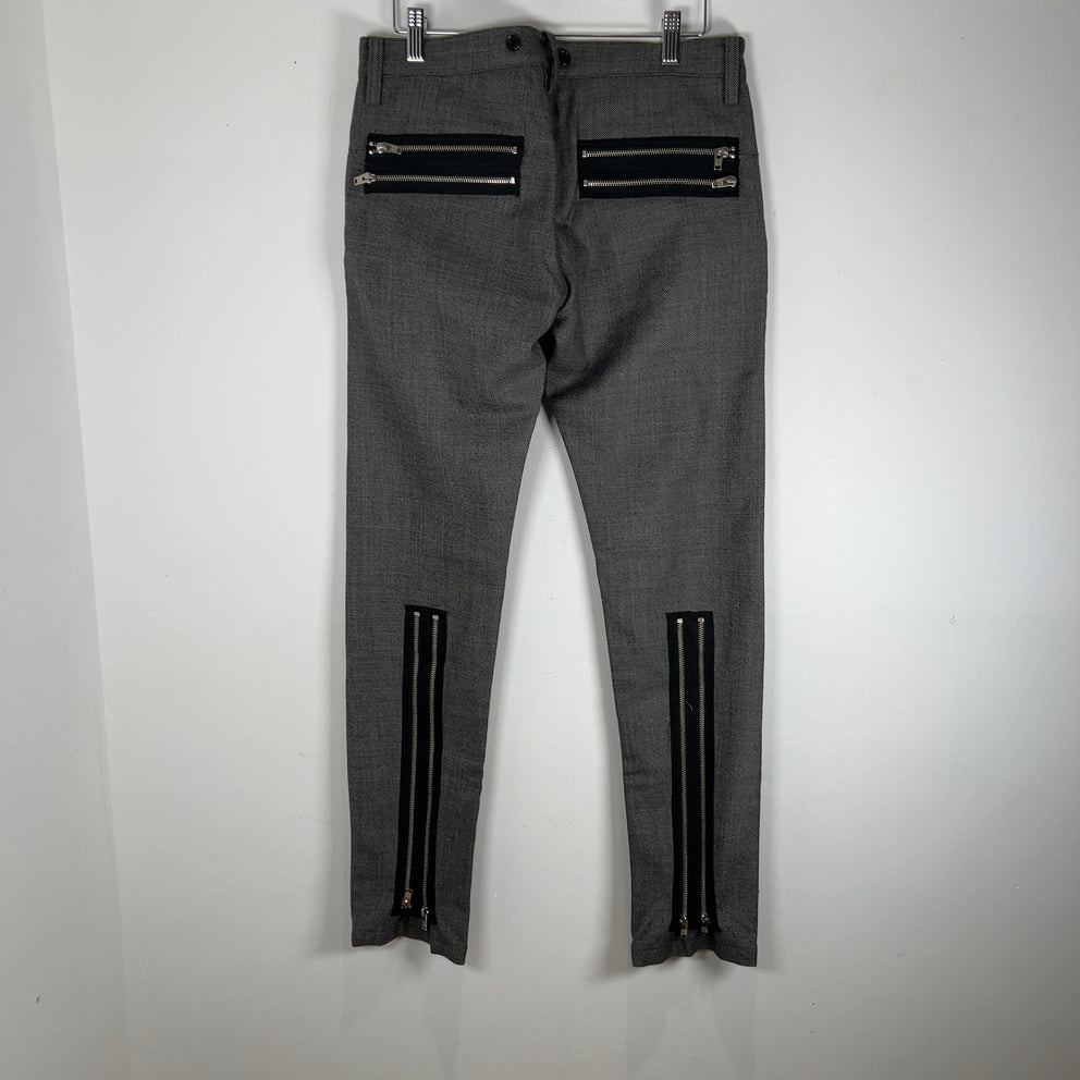 Undercover AW08 Wool Multi-Zipper Pants