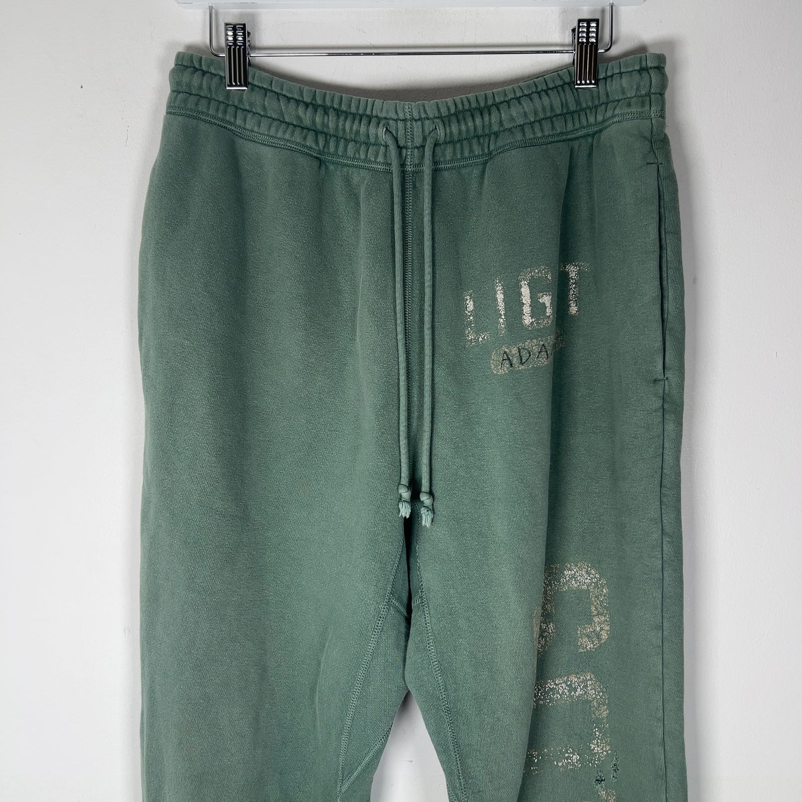 Saint Michael Distressed 'Source' Graphic Sweatpants