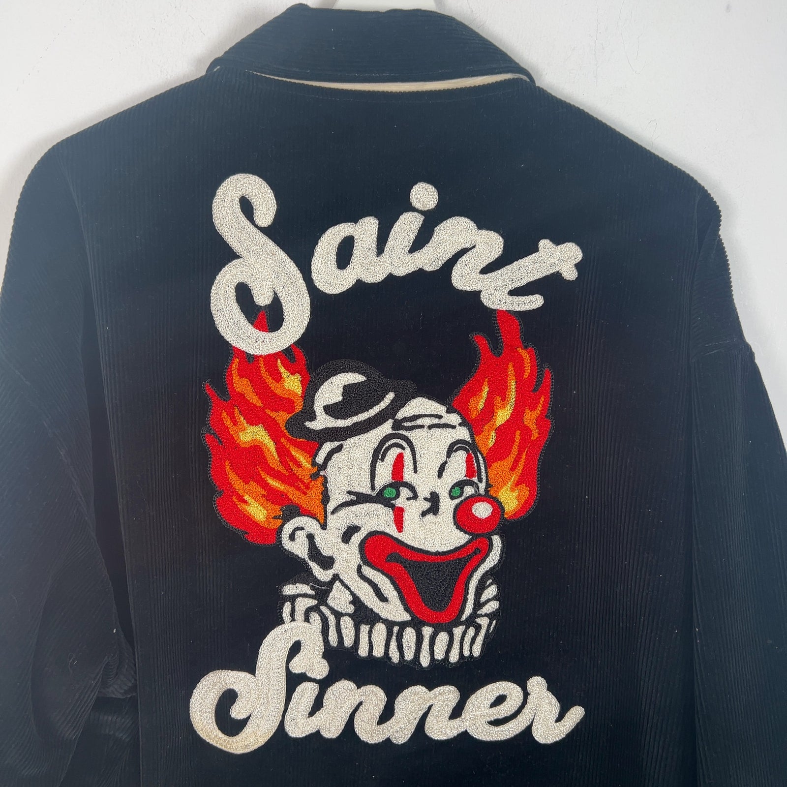Saint Michael 'Sinner Circus' Corduroy Varsity Jacket