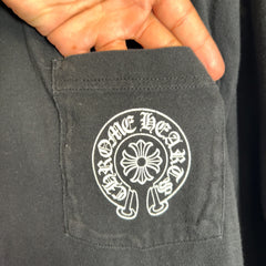 Chrome Hearts Gradient Hollywood Logo T-Shirt