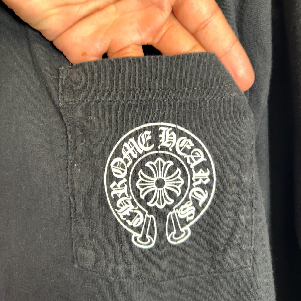 Chrome Hearts Gradient Hollywood Logo T-Shirt