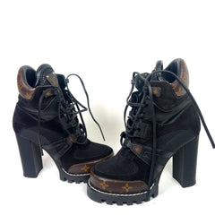 Louis Vuitton Monogram Star Trail Combat Boots