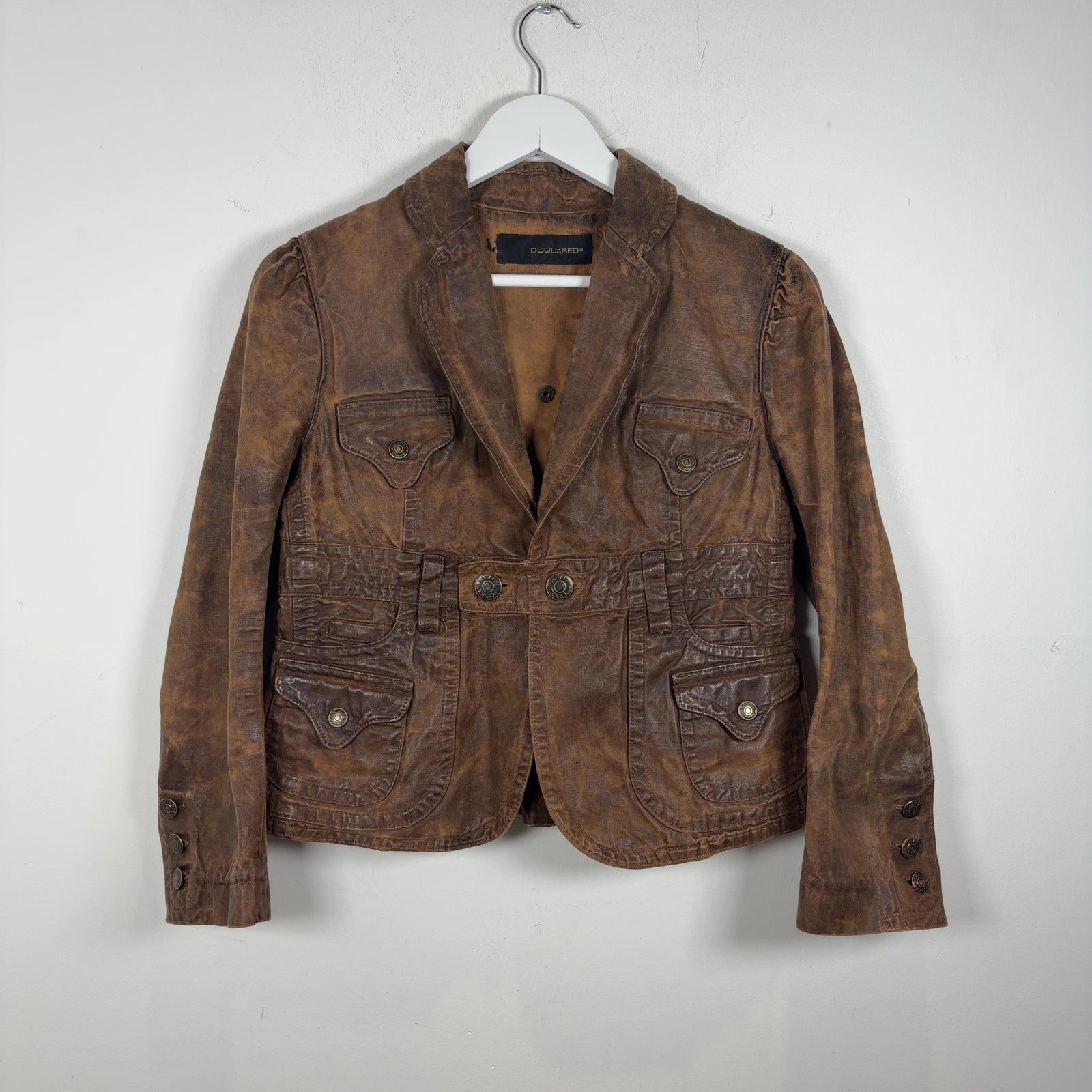 DSquared2 Waxed Canvas Jacket