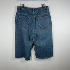 The Row Cut Denim Shorts