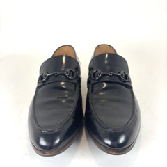 Gucci Horsebit Double Black Leather Loafer