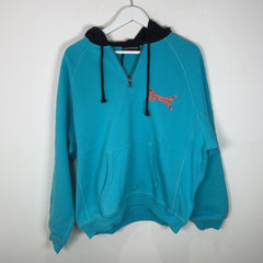 Gosha Rubchinskiy Graphic Logo Quarter Zip Hoodie