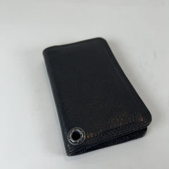 Chrome Hearts Leather Flip Card Holder