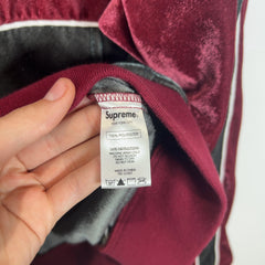 Supreme Logo Velour Track Jacket