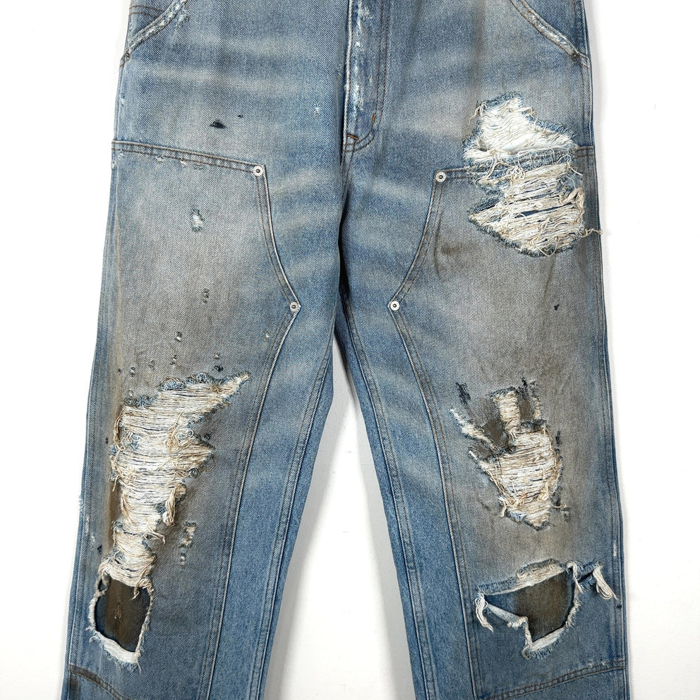 MM6 Maison Margiela Distressed Carpenter Denim Jeans