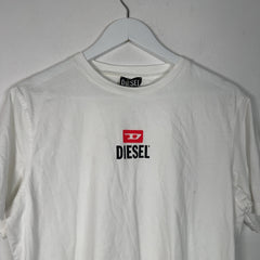Diesel White Logo T-Shirt
