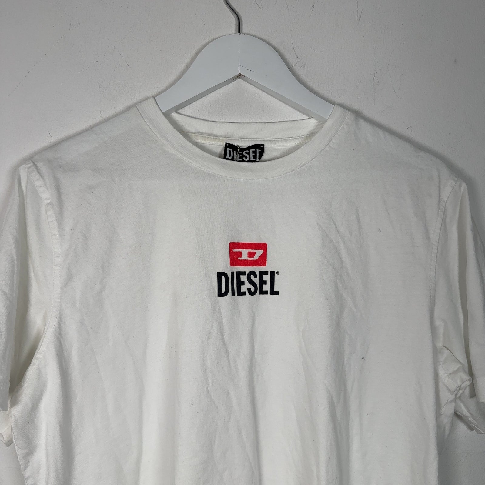 Diesel White Logo T-Shirt