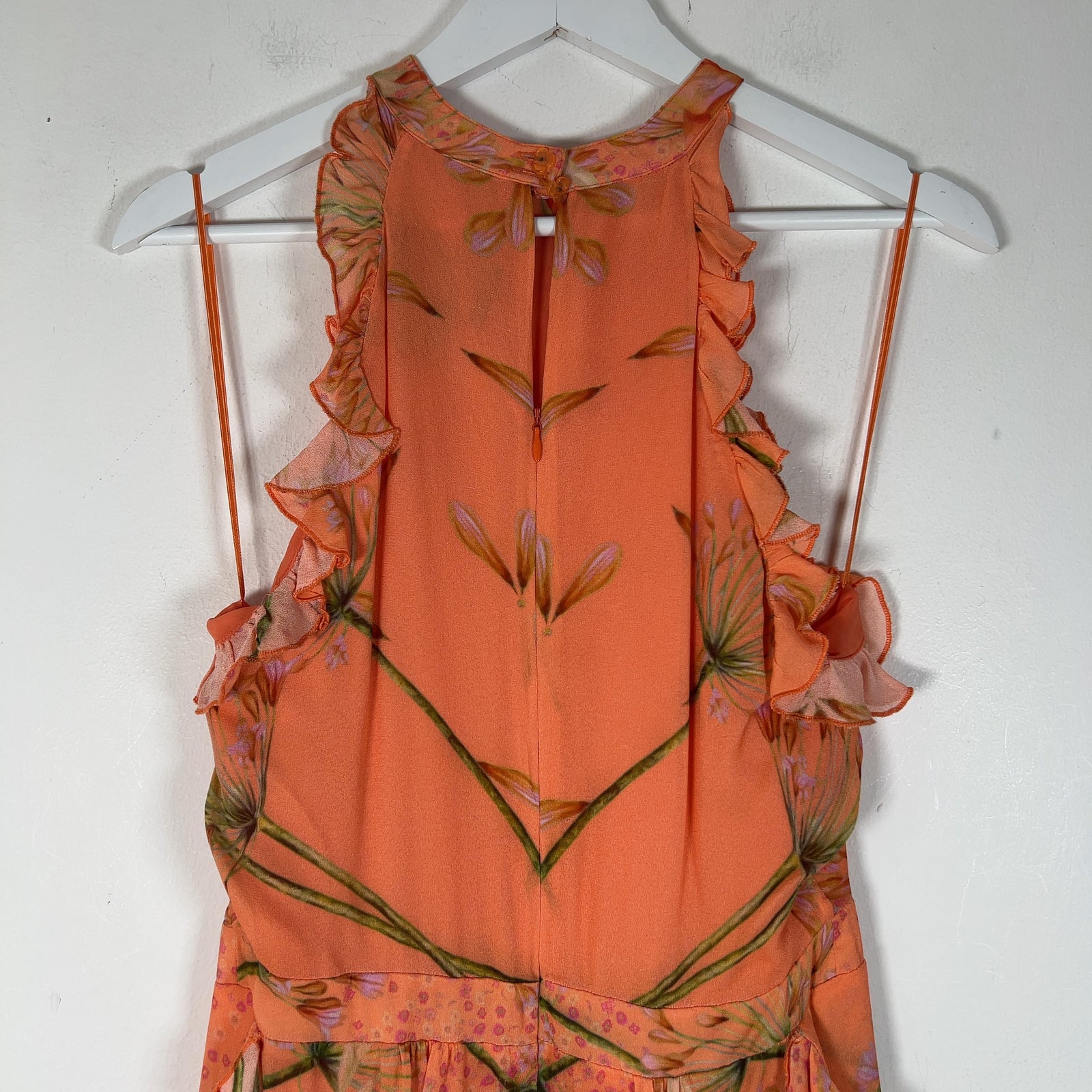 Class Robert Cavalli Flower Petal Ruffle Dress