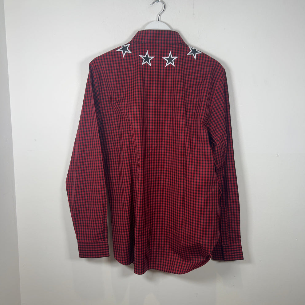 Givenchy SS17 Buffalo Check Star Shirt