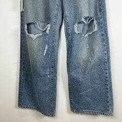 Satoshi Nakamoto 'Bressed To Be Stressed' Distressed Cash Jeans