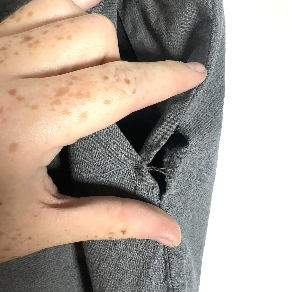 Thom Browne Woostered Woven Wool 4-Bar Pants