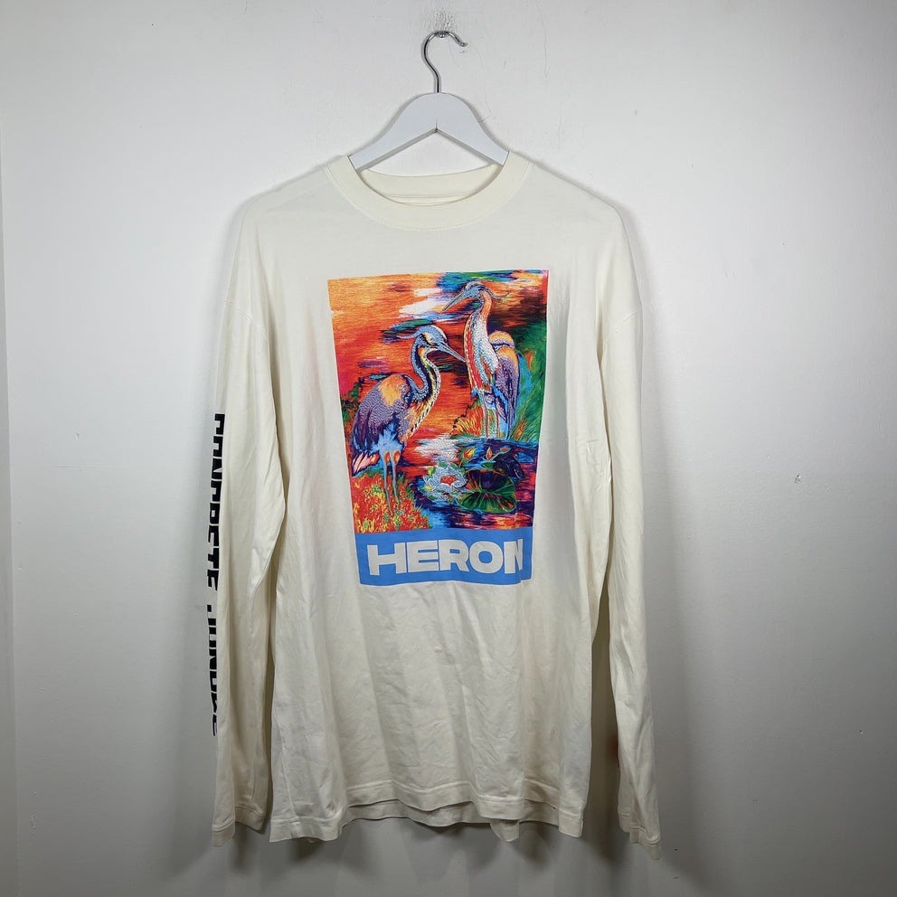 Heron Preston Embroidered Swan Graphic Longsleeve