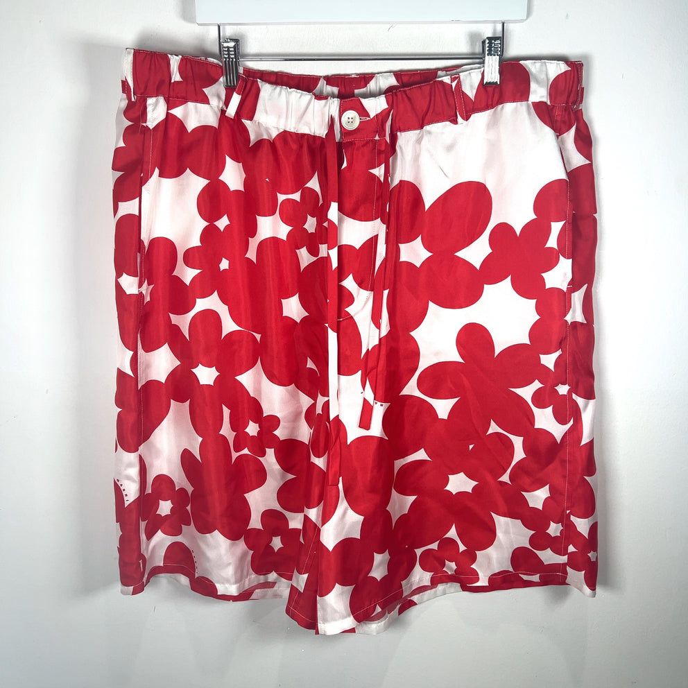 Marni Floral Dillies Silk Shorts