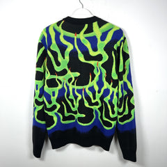 Louis Vuitton Intarisia Flame Jacquard Knit Sweater