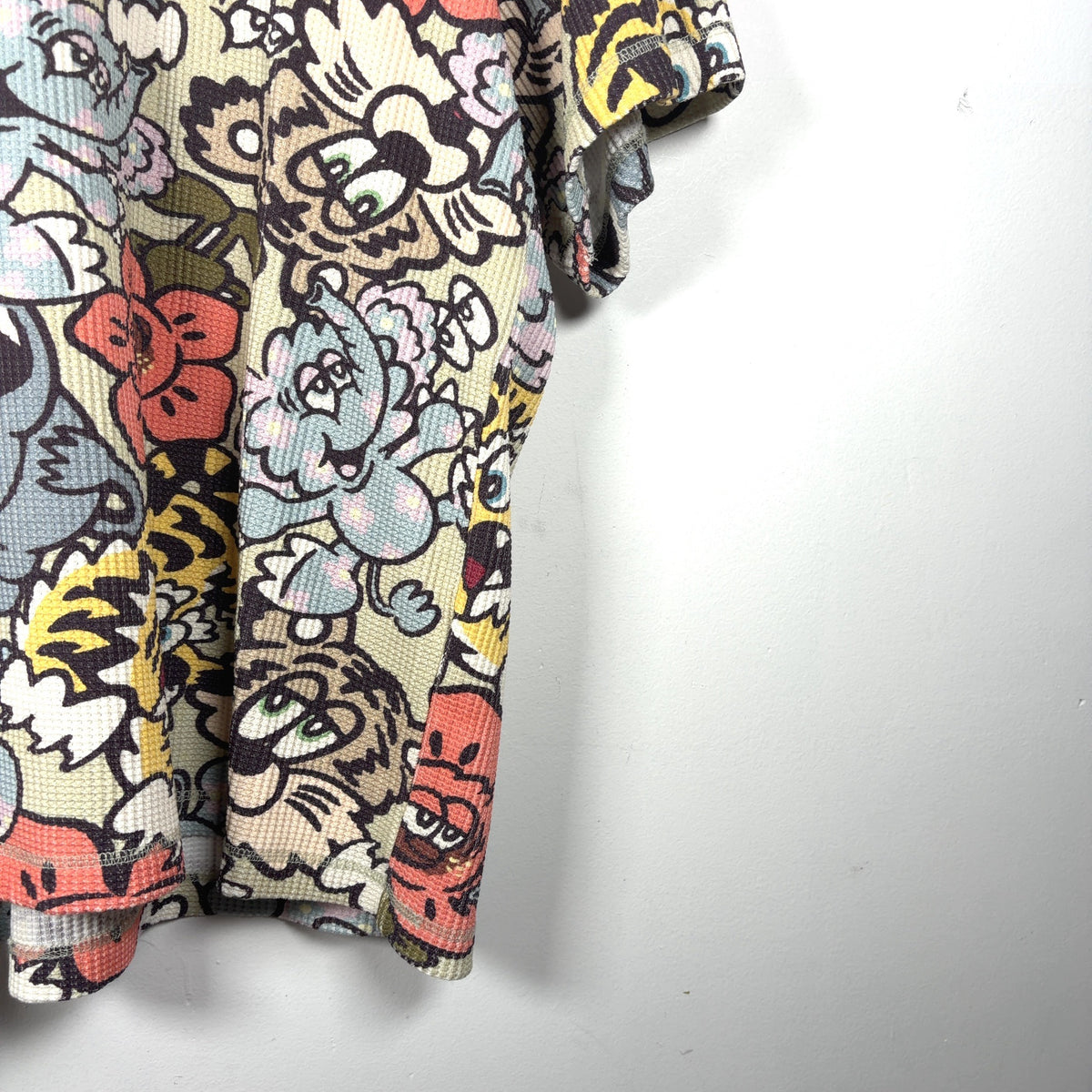 Kenzo Waffle Allover Graphic T-Shirt