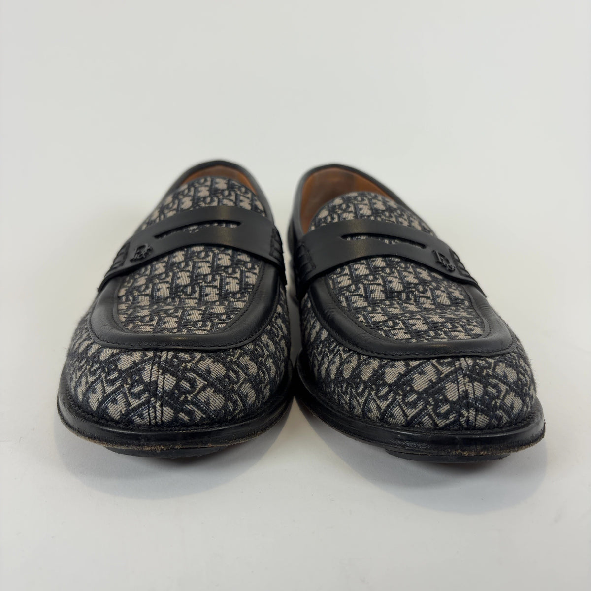 Dior Oblique Monogram Canvas Loafers