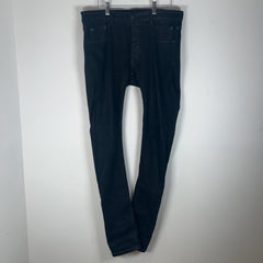Rick Owens Waxed 'Detroit Cut' Denim Jeans