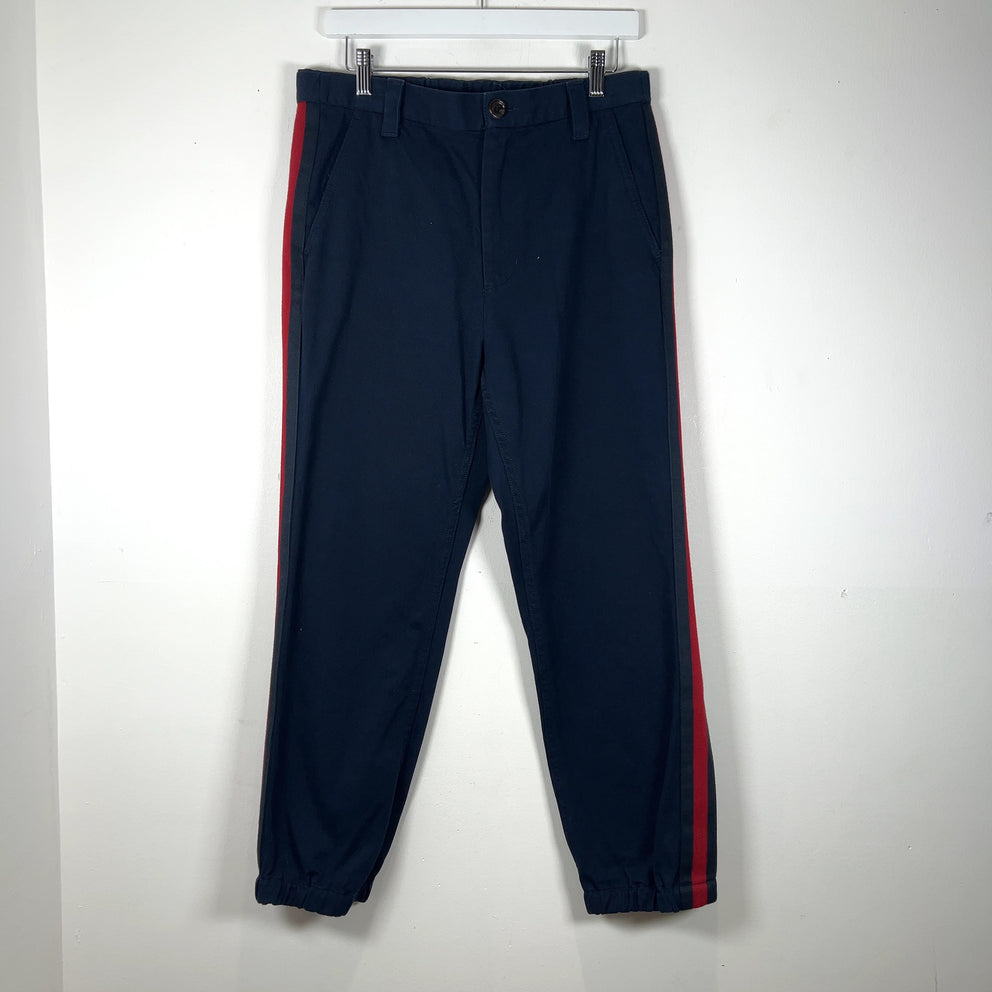 Gucci Striped Cuffed Slack Pants