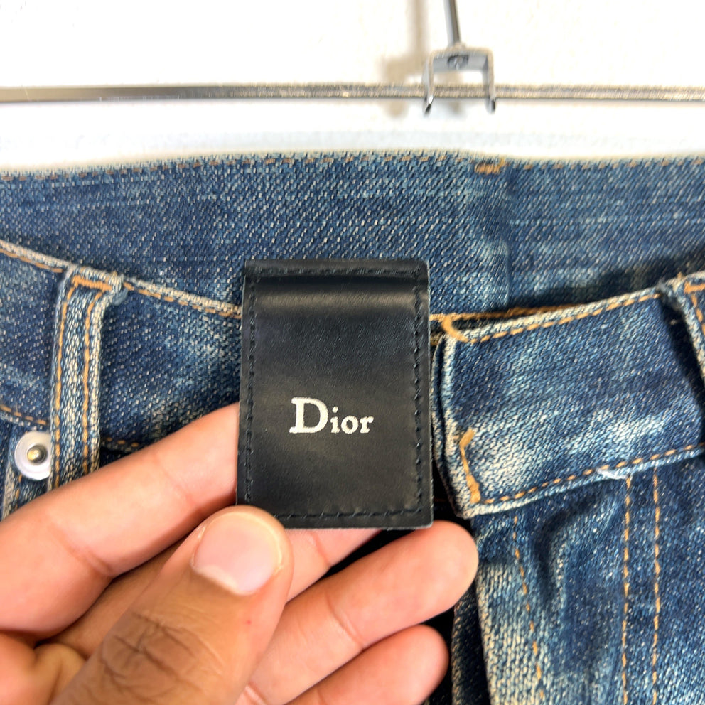 Dior AW05 ‘In The Morning’ Rust Denim Jeans