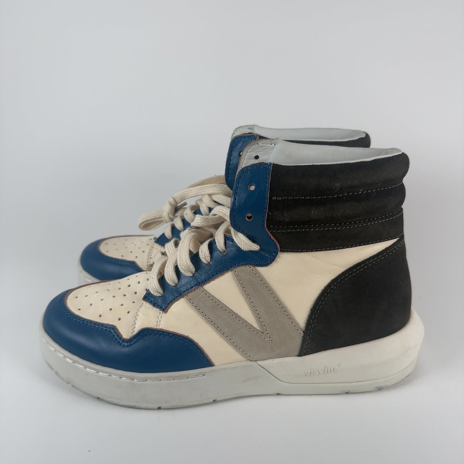 Visvim Chamberlain Hi Blue Hightop Sneakers
