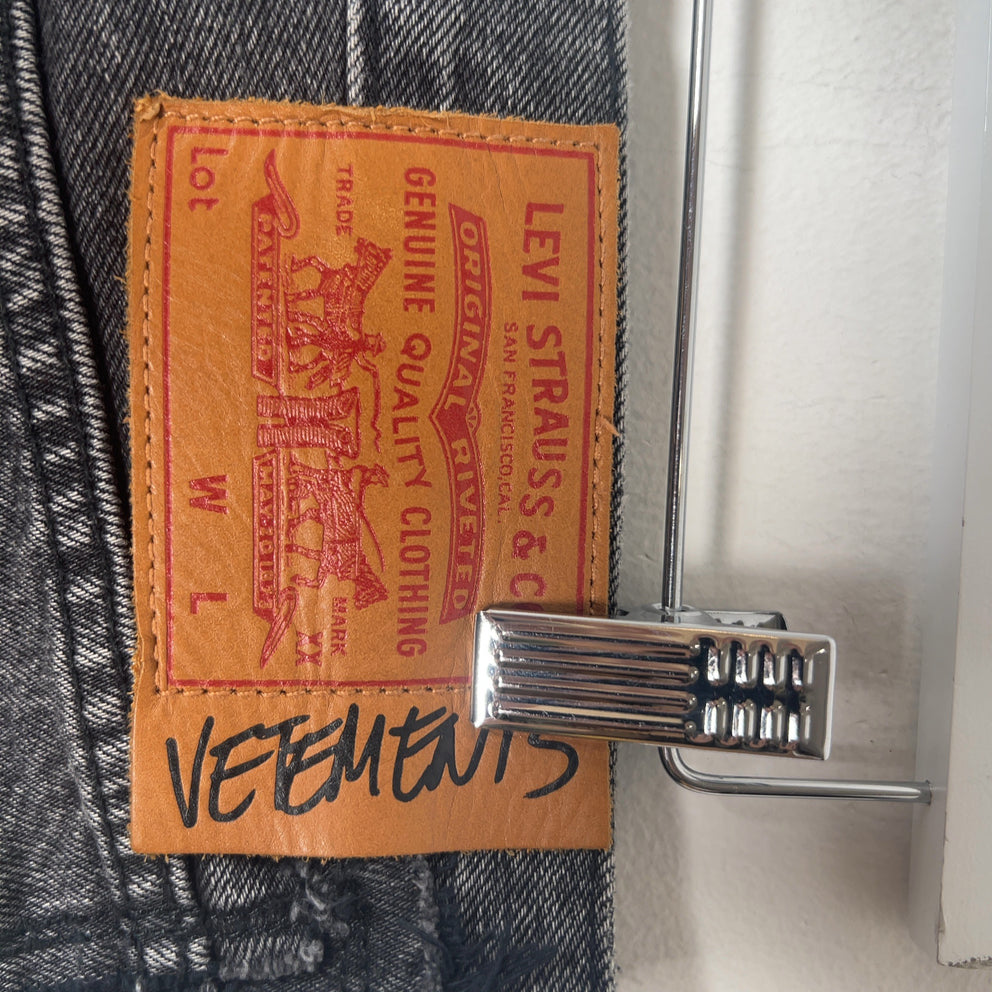 Vetements x Levis Reconstructed Straight Fit Denim Jeans