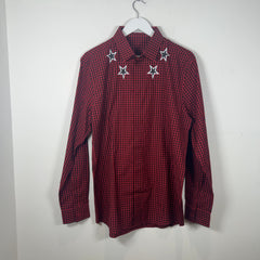 Givenchy SS17 Buffalo Check Star Shirt