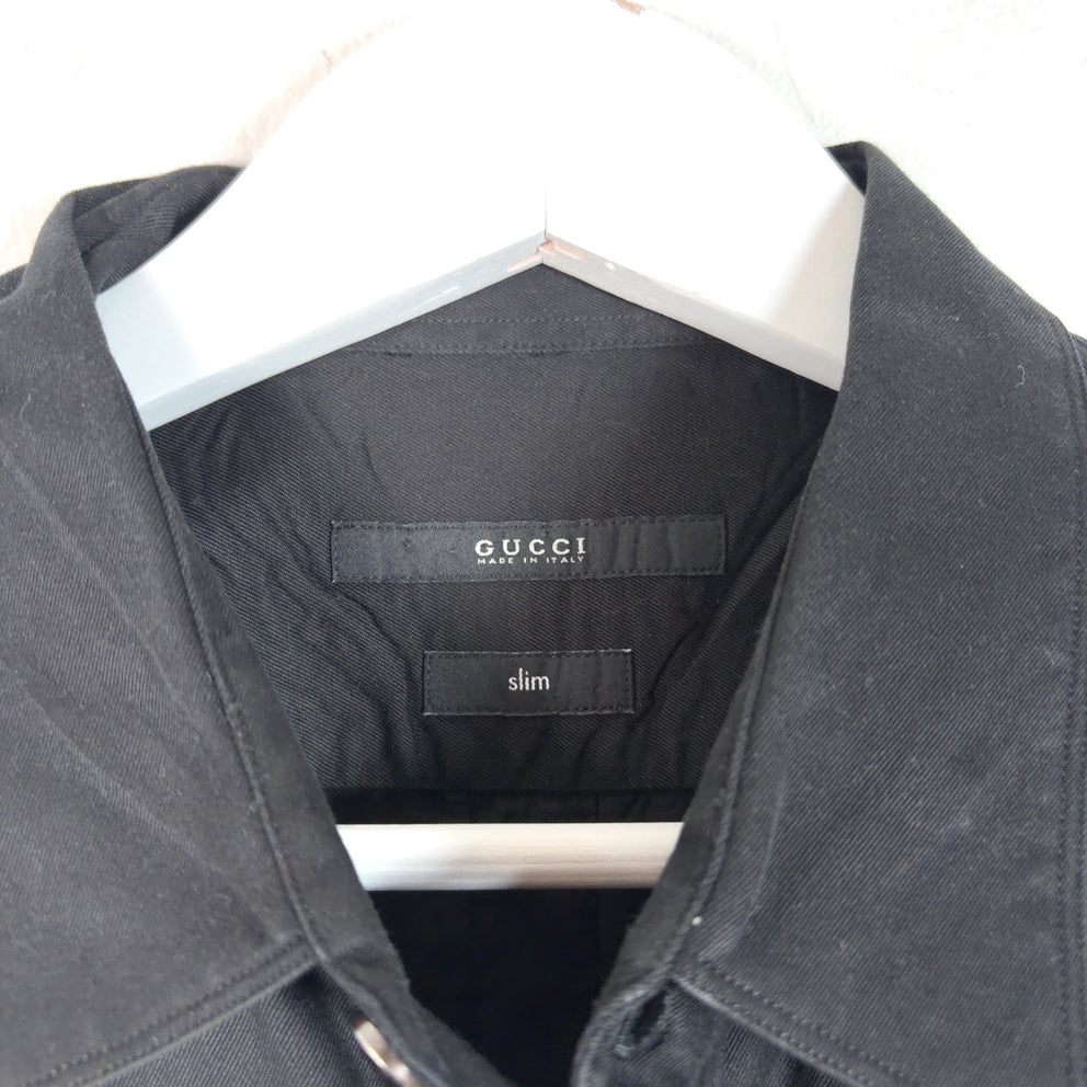 Gucci Black Button Up Shirt
