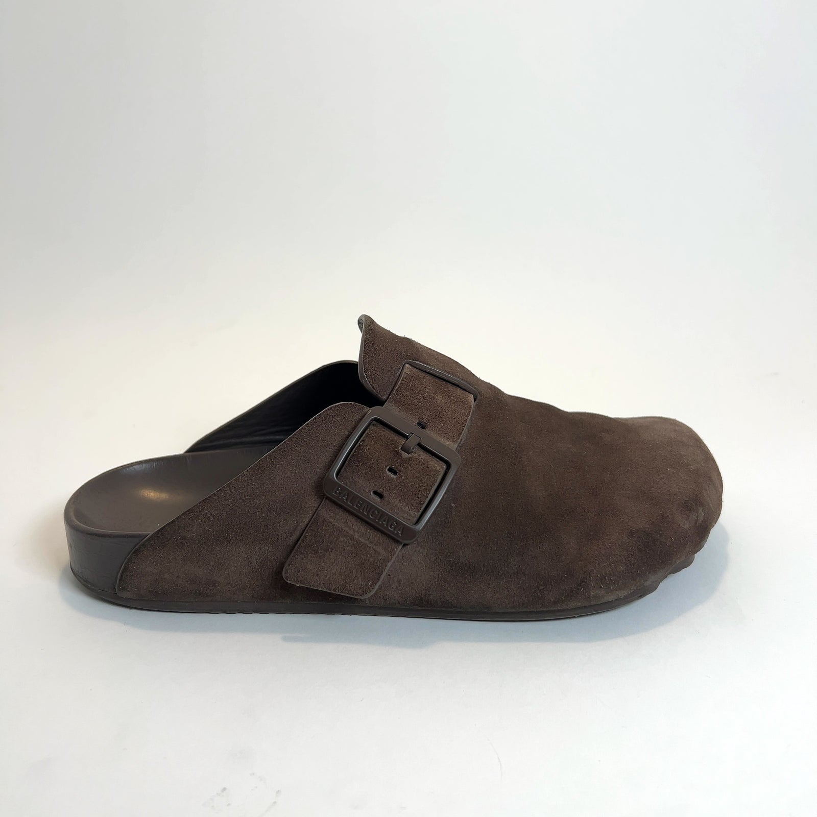 Balenciaga Sunday Suede Mules