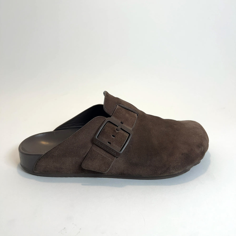 Balenciaga Sunday Suede Mules