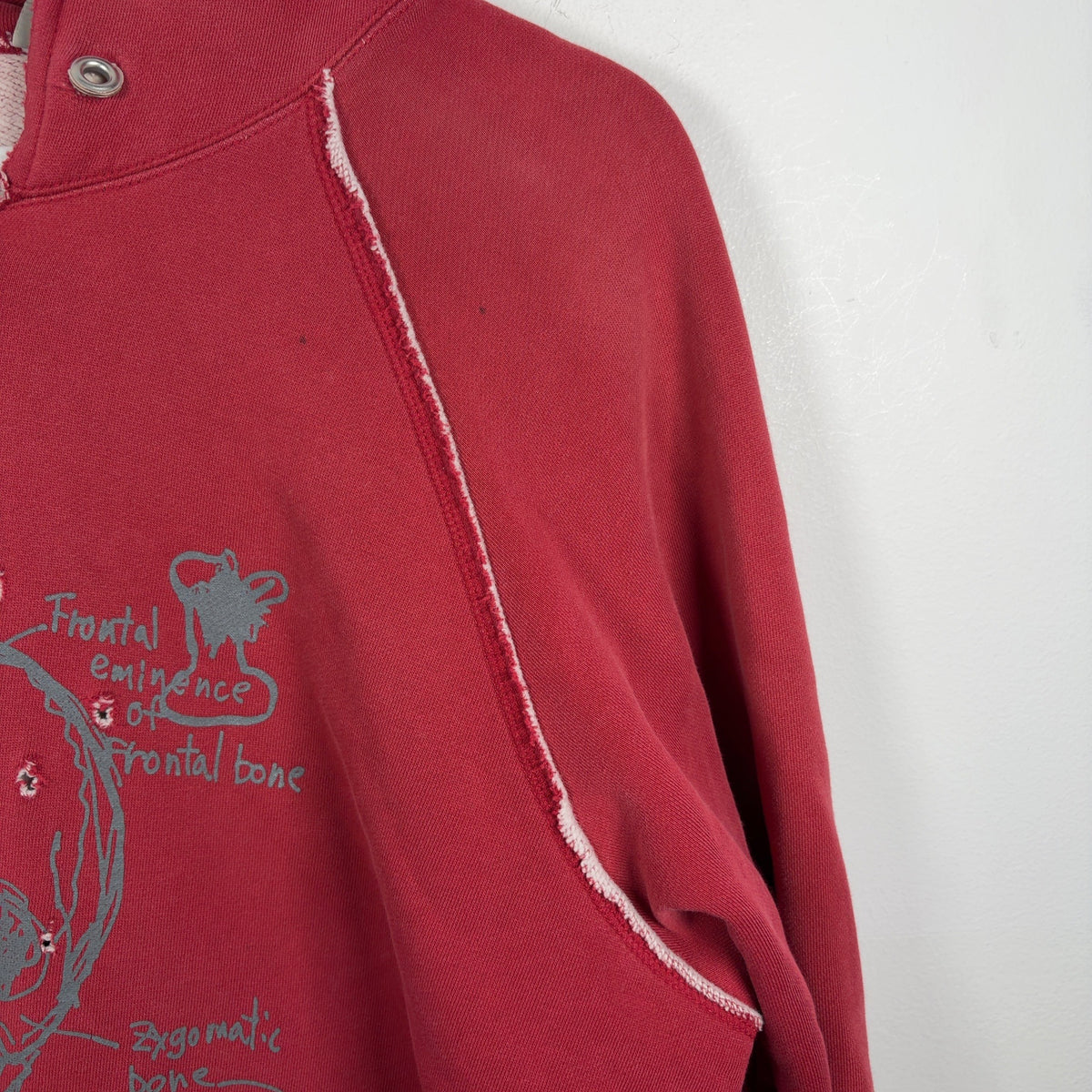 PPFM Distressed Skull Anatomy Graphic Hoodie