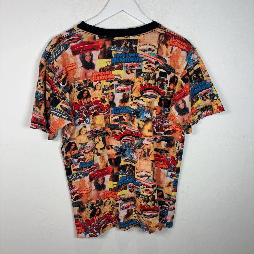 Hysteric Glamour All-Over Comic Showtime Graphic T-Shirt