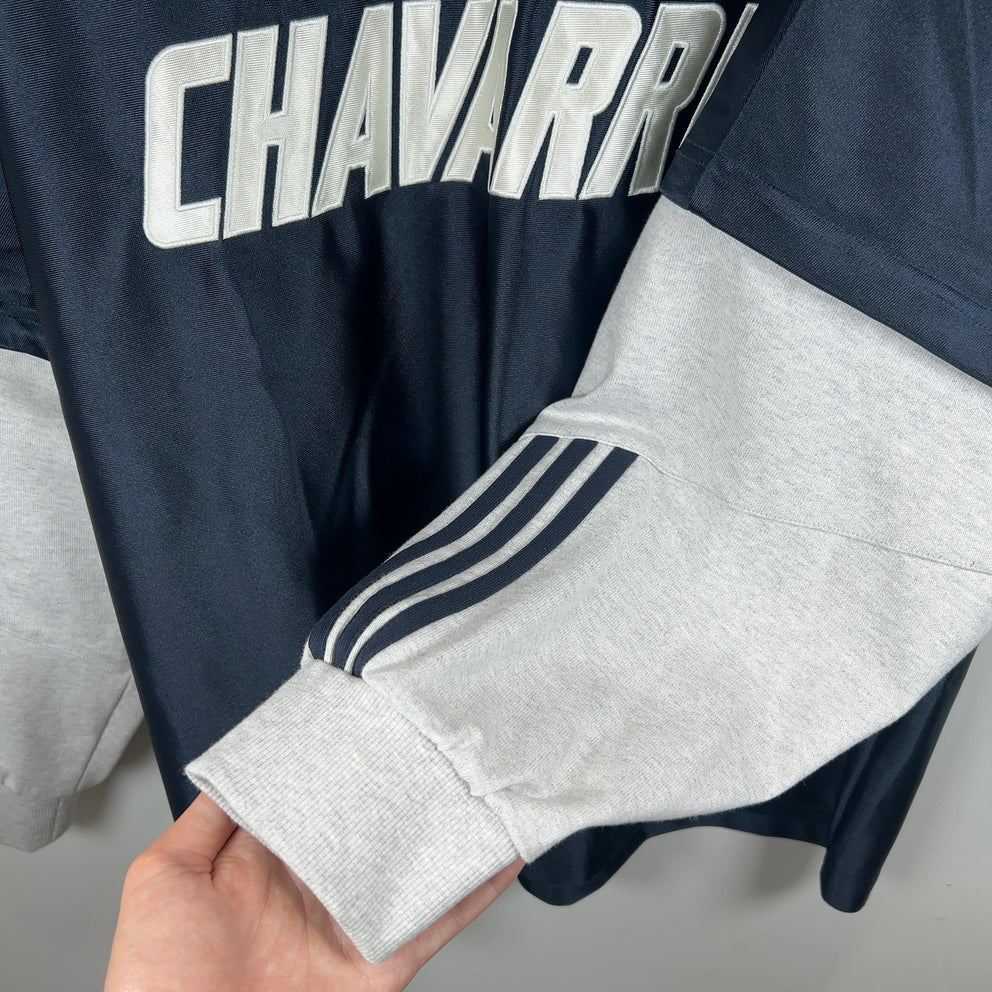 Willy Chavarria x Adidas Embroidered Logo Jersey Hoodie