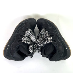 Lanvin Curb Black Suede Curb Sneakers