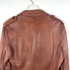 Miu Miu Leather Blazer Jacket